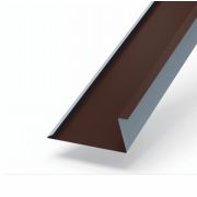 Планка примыкания нижняя 250х122 (2м) 8017
